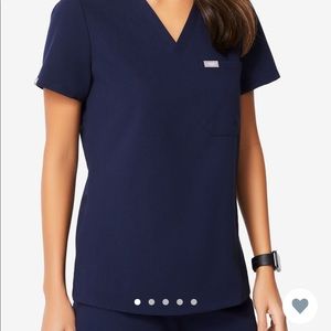 Figs, Navy Catrina one pocket scrub top